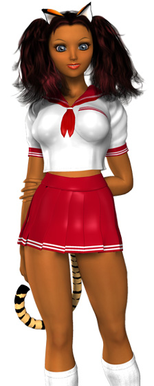 Mascot: Schoolgirl Hitomi