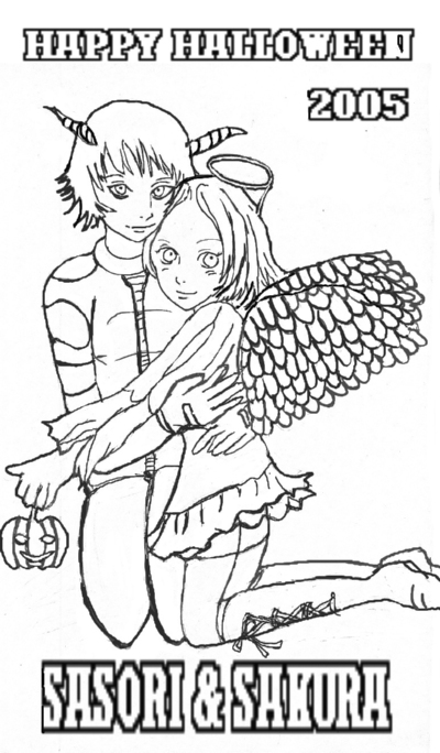 Sasori And Sakura Halloween 2005