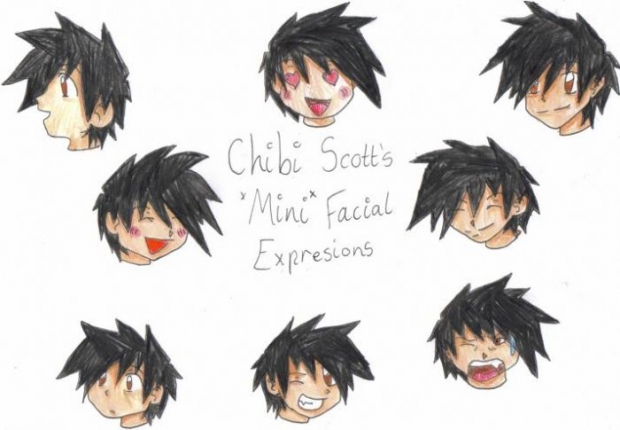 Many Faces Of Chibi Scott
