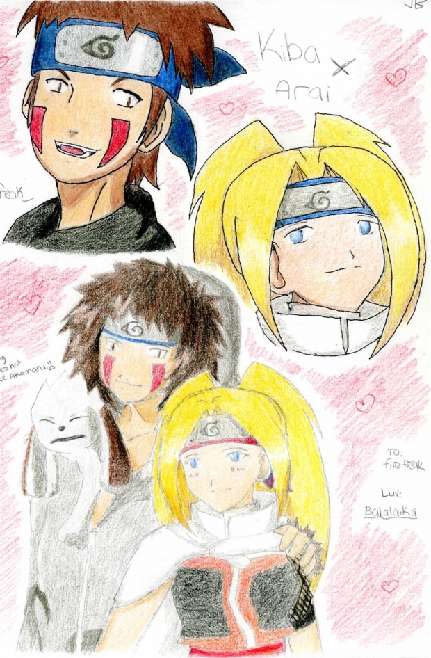 Art Trade: fire.freak: Arai Takameshi x Kiba