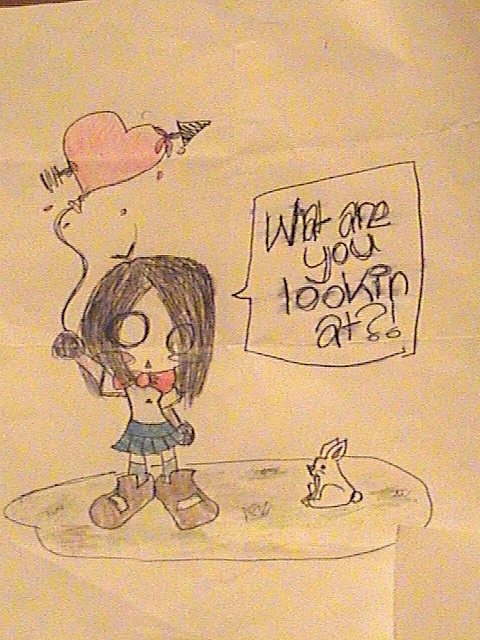 Some Chic I Drew....