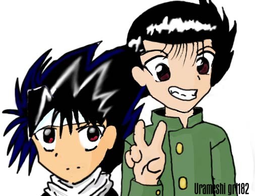 Hiei And Yusuke Kids!
