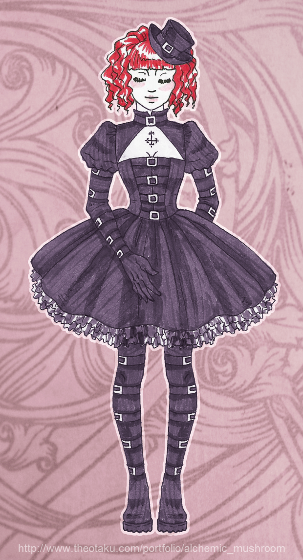 Frill Drop dress design