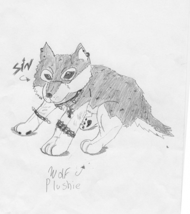 My Wolf Plushie ^^