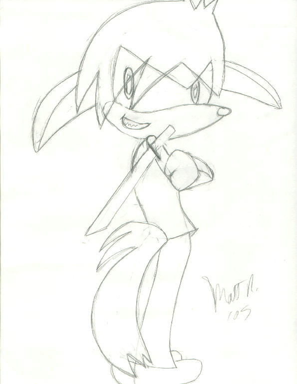 Fergus In Sonic Mode