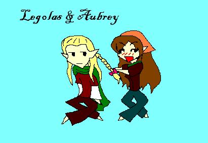 My Character And Legolas!