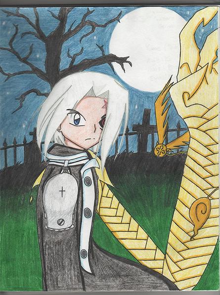 D.gray-man:allen In Battle Mode