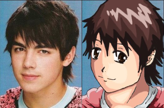 Real Joe and Anime Joe