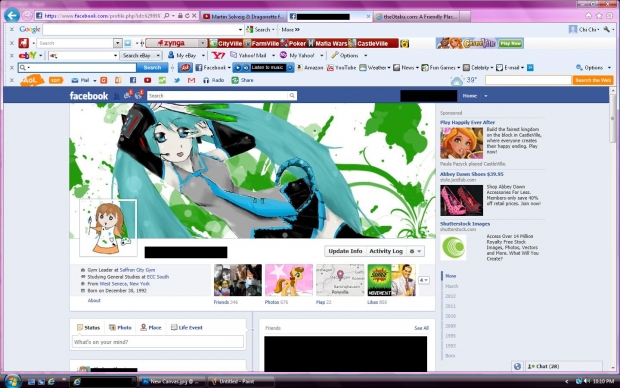 My facebook timeline