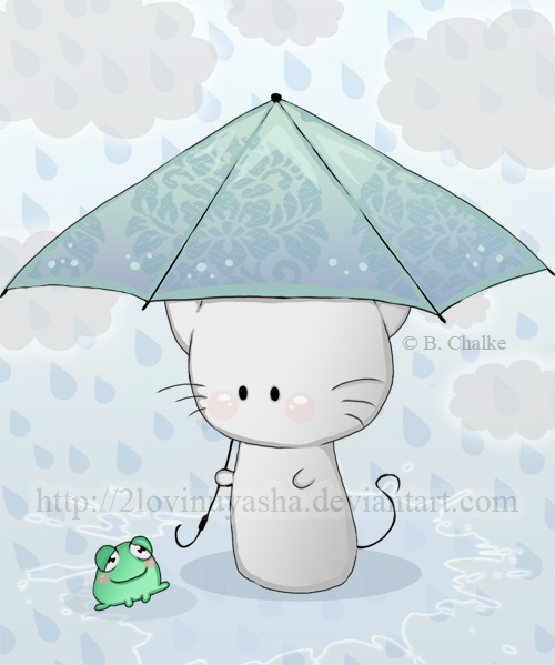Kitty Dislikes Rain