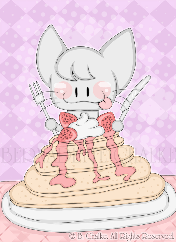 Kitty Loves Pancakes