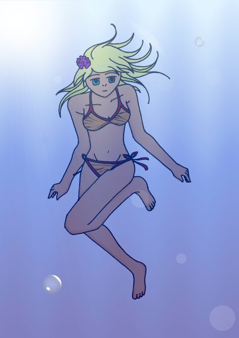 Girl Swimming