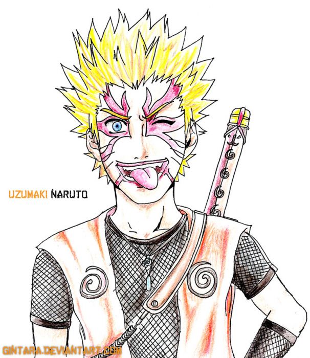 Naruto Hair Up