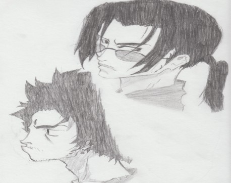 Jin and Mugen sketches
