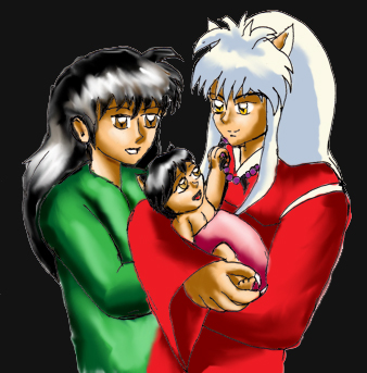 Inuyuzu And Her Parents