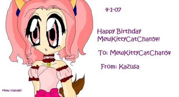 Happy Birthday Mewkittycatchan54