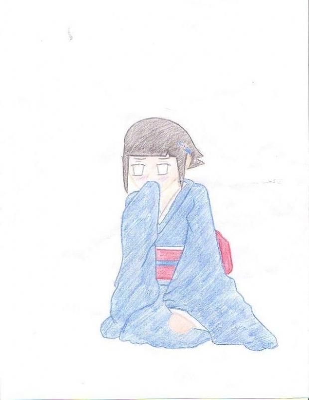 Hinata In A Kimono