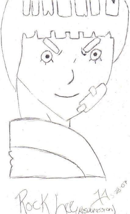 Rock Lee Re-submission (inked)