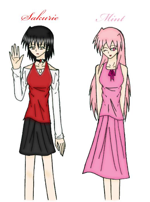 Twilight Stars Chars 2 - Sakurie and Mint