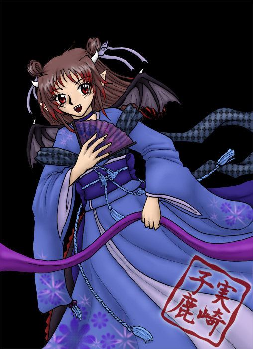 Miyako in Kimono