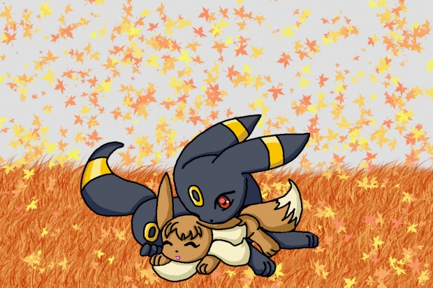 Umbreon and Eevee