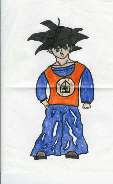 Colored Goku