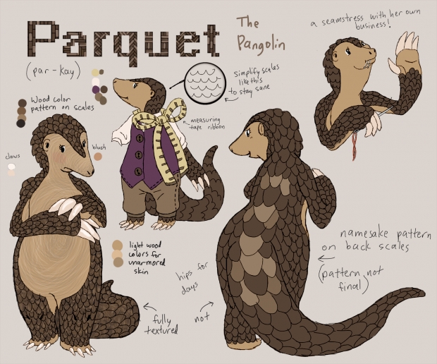 Parquet the Pangolin
