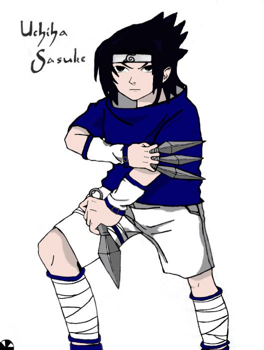 Uchiha Sasuke (colored)