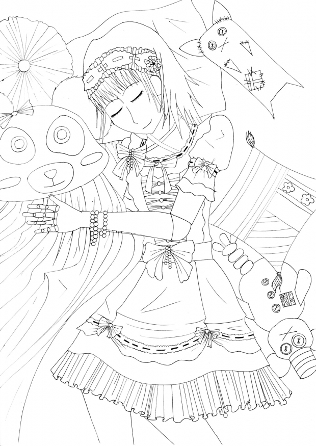 Blood Doll ++ [LINEART VERSION]