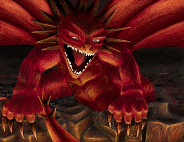 Angry Dragon collab with Angel <3