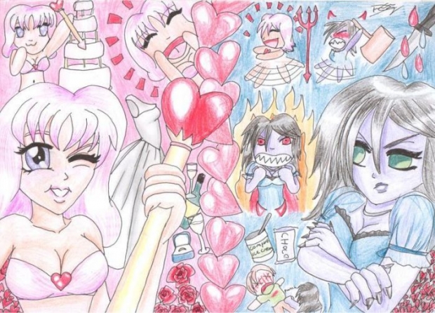 Love Vs Hate Chibi Style