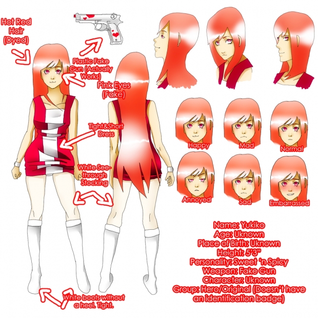 Yukiko Character Sheet