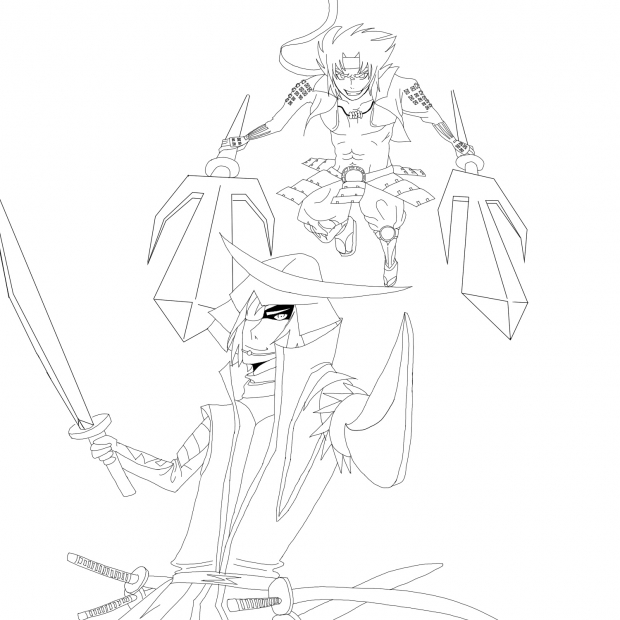 Sengoku Basara: Lineart