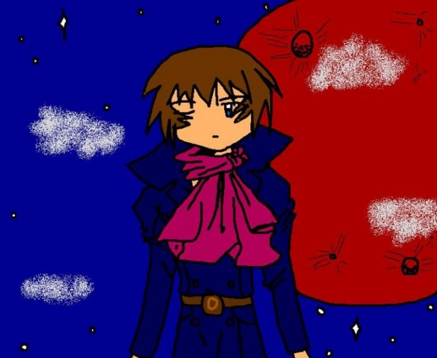 Kagura Cosplaying As Blue!