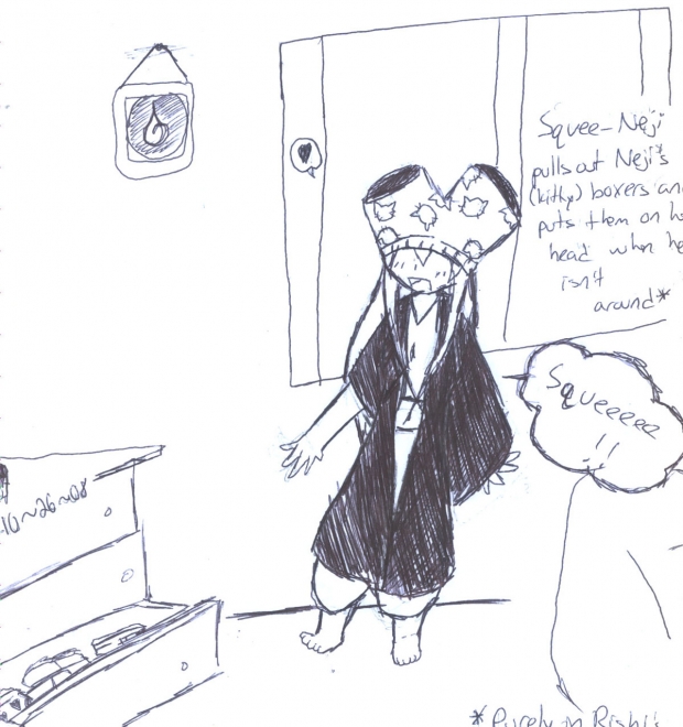 ..when he's not around