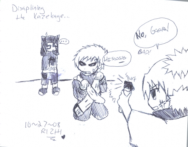 Disciplining the Kazekage...
