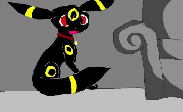 Umbreon In A Grey Room