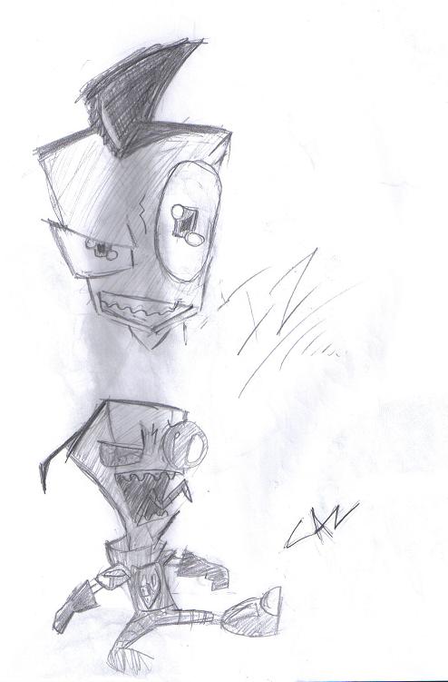 Invader Zim Sketches