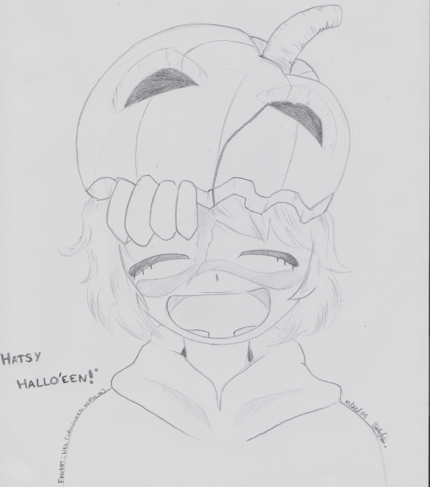 Nel-chan (Halloween Sketch)