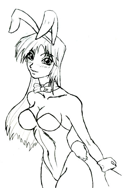 Orihime Bunny (uncolored)
