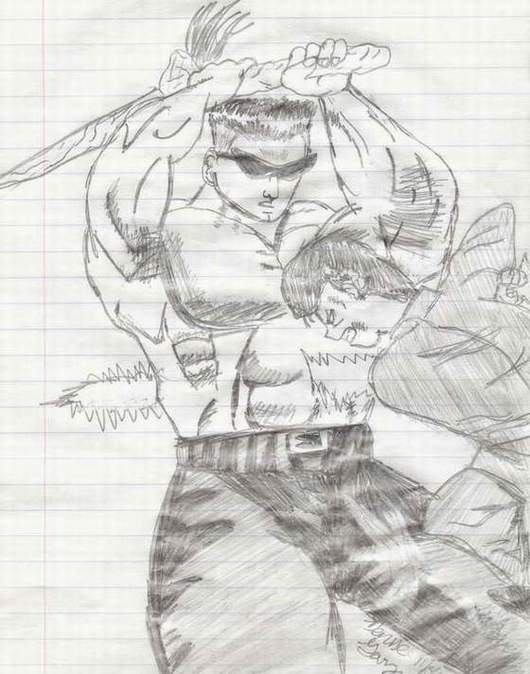 Kuwabara Defeating Toguro