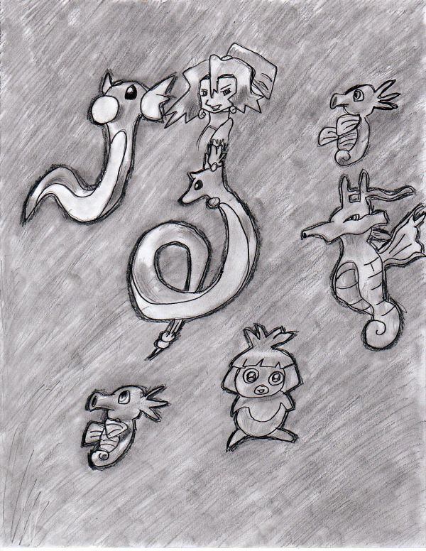 Clair And Her Dragon Pokemon