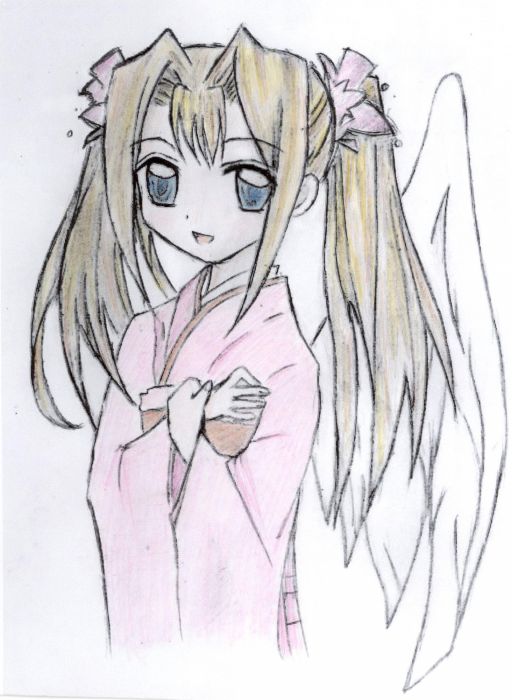 Angel From Maximum Ride (coloured)