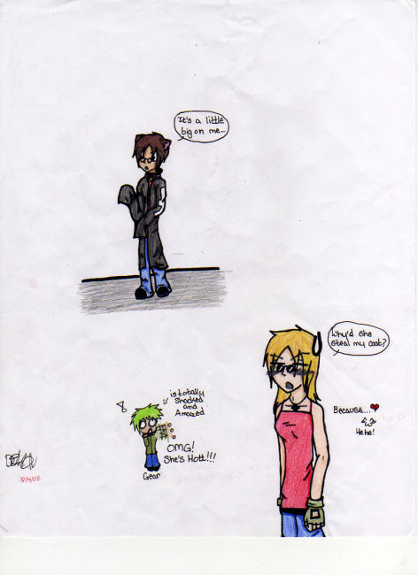 What's under the trenchcoat!?