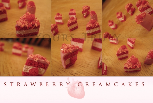 Strawberry Cream Cakes