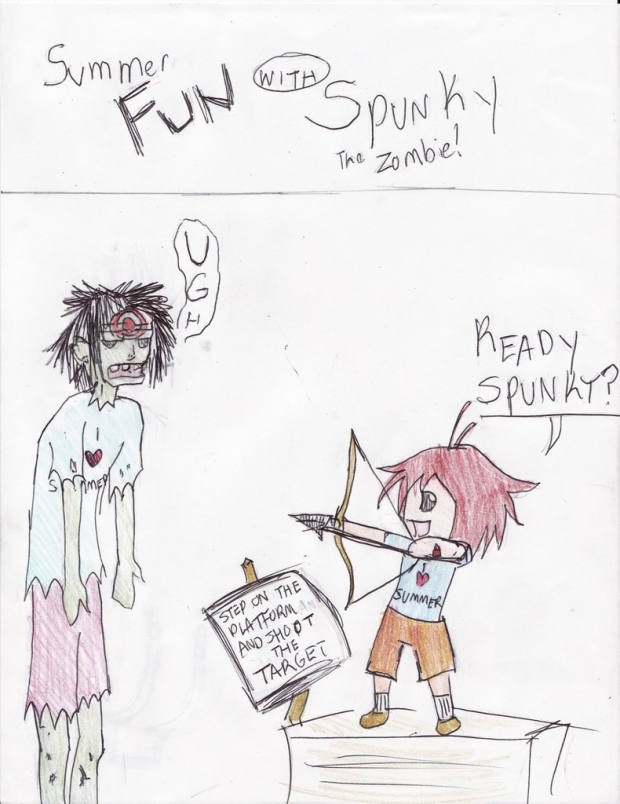 Spunky the Zombie summer time