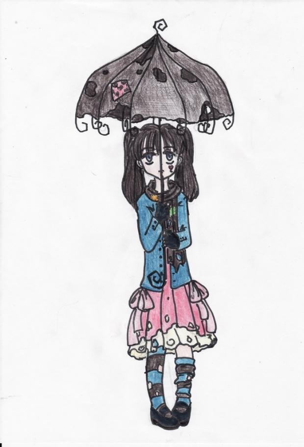 Some Creepy Girl with an Umbrella