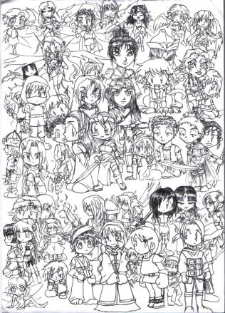 Fill Page With Chibis 3