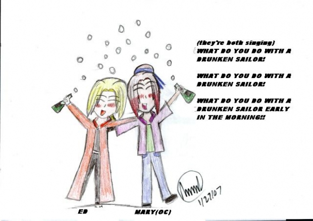 My Oc Mary And Ed Elric