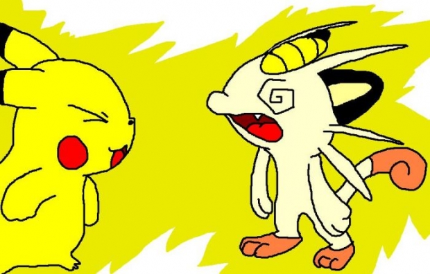 Pikachu & Meowth